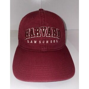 Vintage Harvard Law School Hat Red khaki Dad Hat Adjustable‎ Legacy